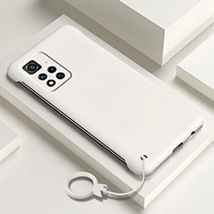 Handyhülle Hülle Hartschalen Kunststoff Schutzhülle Tasche Matt YK5 für Xiaomi Mi 11i 5G (2022) Weiß