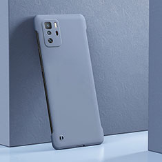 Handyhülle Hülle Hartschalen Kunststoff Schutzhülle Tasche Matt YK5 für Xiaomi Poco X3 GT 5G Lavendel Grau