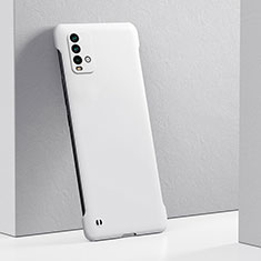 Handyhülle Hülle Hartschalen Kunststoff Schutzhülle Tasche Matt YK5 für Xiaomi Redmi 9 Power Weiß