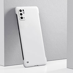 Handyhülle Hülle Hartschalen Kunststoff Schutzhülle Tasche Matt YK5 für Xiaomi Redmi Note 10T 5G Weiß