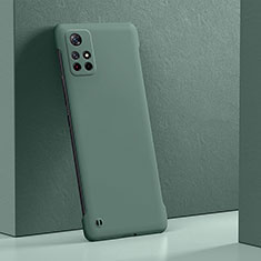 Handyhülle Hülle Hartschalen Kunststoff Schutzhülle Tasche Matt YK5 für Xiaomi Redmi Note 11 5G Grün