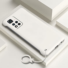 Handyhülle Hülle Hartschalen Kunststoff Schutzhülle Tasche Matt YK5 für Xiaomi Redmi Note 11 Pro+ Plus 5G Weiß