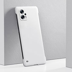 Handyhülle Hülle Hartschalen Kunststoff Schutzhülle Tasche Matt YK5 für Xiaomi Redmi Note 12T Pro 5G Weiß