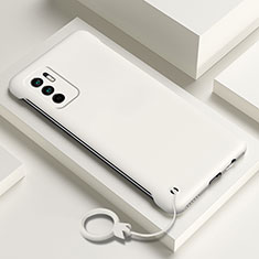 Handyhülle Hülle Hartschalen Kunststoff Schutzhülle Tasche Matt YK6 für Xiaomi POCO M3 Pro 5G Weiß