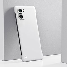 Handyhülle Hülle Hartschalen Kunststoff Schutzhülle Tasche Matt YK6 für Xiaomi Redmi K40 Pro 5G Weiß