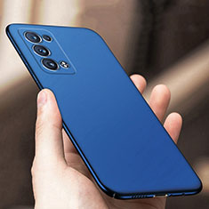 Handyhülle Hülle Hartschalen Kunststoff Schutzhülle Tasche Matt YK7 für Oppo Reno6 Pro 5G Blau