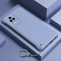 Handyhülle Hülle Hartschalen Kunststoff Schutzhülle Tasche Matt YK8 für Xiaomi Poco F4 5G Lavendel Grau