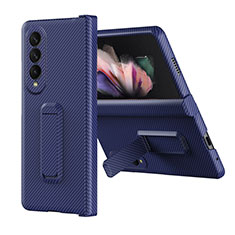 Handyhülle Hülle Hartschalen Kunststoff Schutzhülle Tasche Matt ZL1 für Samsung Galaxy Z Fold3 5G Blau