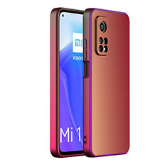 Handyhülle Hülle Hartschalen Kunststoff Schutzhülle Tasche Matt ZL1 für Xiaomi Redmi K30S 5G Rot