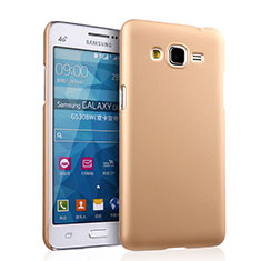 Handyhülle Hülle Kunststoff Schutzhülle Matt für Samsung Galaxy Grand Prime SM-G530H Gold