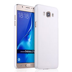 Handyhülle Hülle Kunststoff Schutzhülle Matt für Samsung Galaxy J7 (2016) J710F J710FN Weiß