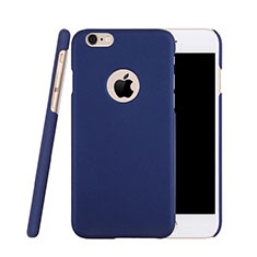 Handyhülle Hülle Kunststoff Schutzhülle Matt Loch für Apple iPhone 6 Plus Blau
