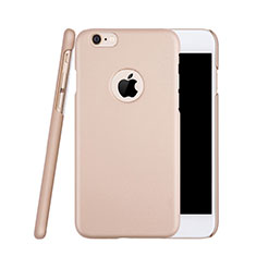 Handyhülle Hülle Kunststoff Schutzhülle Matt Loch für Apple iPhone 6S Plus Rosegold