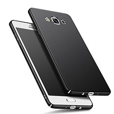 Handyhülle Hülle Kunststoff Schutzhülle Matt M01 für Samsung Galaxy A5 Duos SM-500F Schwarz