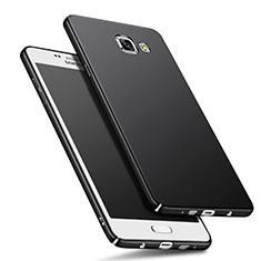 Handyhülle Hülle Kunststoff Schutzhülle Matt M01 für Samsung Galaxy A9 (2016) A9000 Schwarz