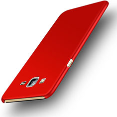Handyhülle Hülle Kunststoff Schutzhülle Matt M02 für Samsung Galaxy On7 Pro Rot