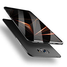 Handyhülle Hülle Kunststoff Schutzhülle Matt M03 für Samsung Galaxy S7 Edge G935F Schwarz
