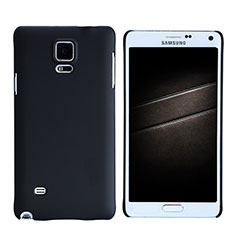 Handyhülle Hülle Kunststoff Schutzhülle Matt M05 für Samsung Galaxy Note 4 SM-N910F Schwarz