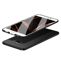 Handyhülle Hülle Kunststoff Schutzhülle Matt M06 für Samsung Galaxy C7 SM-C7000 Schwarz