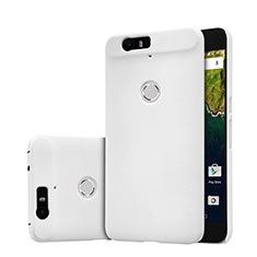 Handyhülle Hülle Kunststoff Schutzhülle Punkte Loch für Google Nexus 6P Weiß