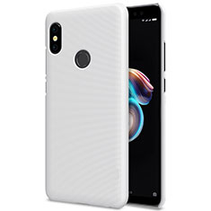 Handyhülle Hülle Kunststoff Schutzhülle Punkte Loch für Xiaomi Redmi Note 5 Pro Weiß