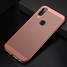 Handyhülle Hülle Kunststoff Schutzhülle Punkte Loch Tasche für Huawei P20 Lite Rosegold