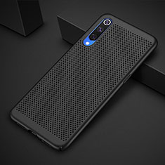 Handyhülle Hülle Kunststoff Schutzhülle Punkte Loch Tasche für Xiaomi Mi 9 Pro Schwarz