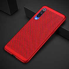 Handyhülle Hülle Kunststoff Schutzhülle Punkte Loch Tasche für Xiaomi Mi 9 Rot