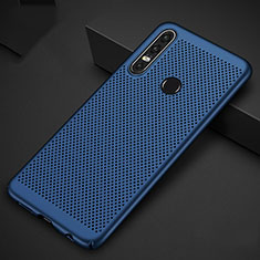 Handyhülle Hülle Kunststoff Schutzhülle Punkte Loch Tasche P01 für Huawei P30 Lite New Edition Blau