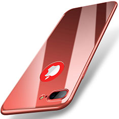 Handyhülle Hülle Kunststoff Schutzhülle Spiegel für Apple iPhone 7 Plus Rot