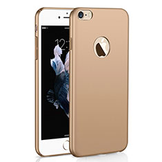 Handyhülle Hülle Kunststoff Schutzhülle Tasche Matt M01 für Apple iPhone 6 Gold