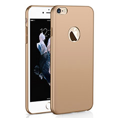 Handyhülle Hülle Kunststoff Schutzhülle Tasche Matt M01 für Apple iPhone 6S Plus Gold