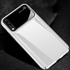 Handyhülle Hülle Kunststoff Schutzhülle Tasche Matt M01 für Huawei P20 Pro Weiß