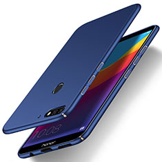 Handyhülle Hülle Kunststoff Schutzhülle Tasche Matt M01 für Huawei Y6 Prime (2018) Blau