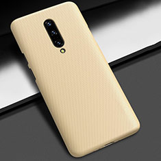 Handyhülle Hülle Kunststoff Schutzhülle Tasche Matt M01 für OnePlus 7 Pro Gold