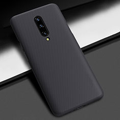 Handyhülle Hülle Kunststoff Schutzhülle Tasche Matt M01 für OnePlus 7 Pro Schwarz