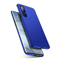 Handyhülle Hülle Kunststoff Schutzhülle Tasche Matt M01 für Oppo Reno3 Pro Blau