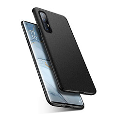 Handyhülle Hülle Kunststoff Schutzhülle Tasche Matt M01 für Oppo Reno3 Pro Schwarz