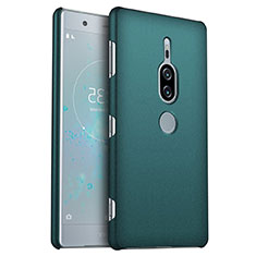 Handyhülle Hülle Kunststoff Schutzhülle Tasche Matt M01 für Sony Xperia XZ2 Premium Grün