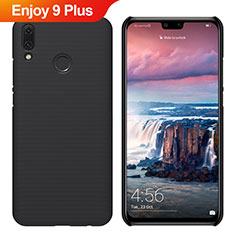 Handyhülle Hülle Kunststoff Schutzhülle Tasche Matt M02 für Huawei Enjoy 9 Plus Schwarz