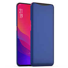 Handyhülle Hülle Kunststoff Schutzhülle Tasche Matt M02 für Oppo Find X Blau