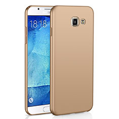 Handyhülle Hülle Kunststoff Schutzhülle Tasche Matt M02 für Samsung Galaxy A9 Pro (2016) SM-A9100 Gold