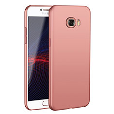 Handyhülle Hülle Kunststoff Schutzhülle Tasche Matt M02 für Samsung Galaxy C7 SM-C7000 Rosegold