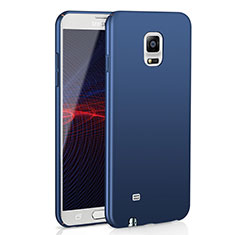 Handyhülle Hülle Kunststoff Schutzhülle Tasche Matt M02 für Samsung Galaxy Note 4 SM-N910F Blau