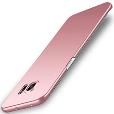 Handyhülle Hülle Kunststoff Schutzhülle Tasche Matt M02 für Samsung Galaxy S6 Edge SM-G925 Rosegold