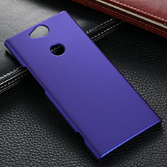 Handyhülle Hülle Kunststoff Schutzhülle Tasche Matt M02 für Sony Xperia XA2 Ultra Blau