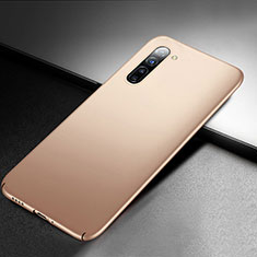 Handyhülle Hülle Kunststoff Schutzhülle Tasche Matt M03 für Oppo F15 Gold