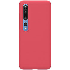 Handyhülle Hülle Kunststoff Schutzhülle Tasche Matt M04 für Xiaomi Mi 10 Rot