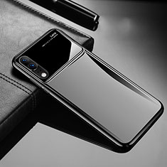 Handyhülle Hülle Kunststoff Schutzhülle Tasche Matt M06 für Huawei P20 Schwarz