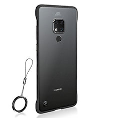 Handyhülle Hülle Kunststoff Schutzhülle Tasche Matt P01 für Huawei Mate 20 Dunkelgrau